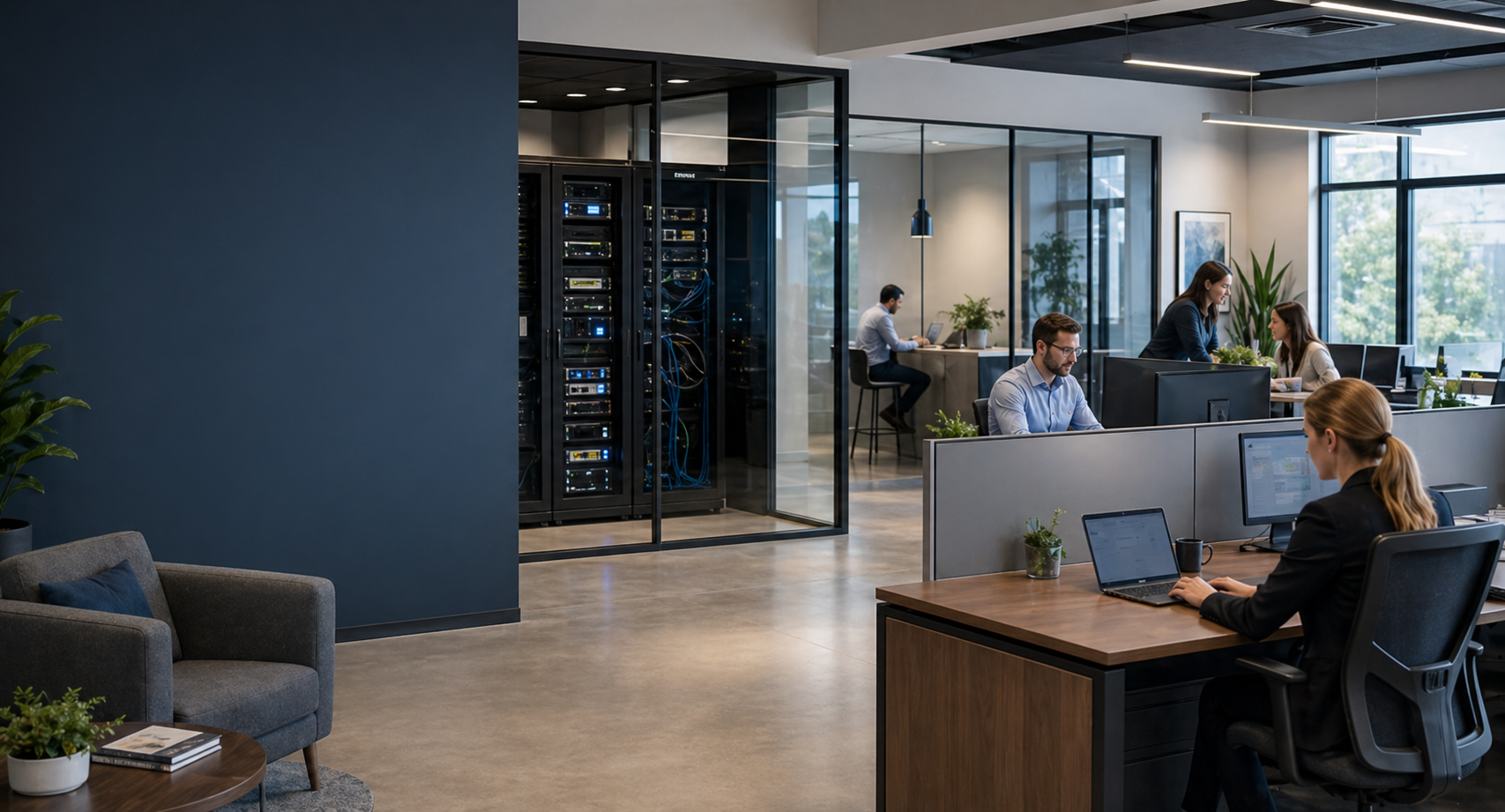 NewCall office and data center environment